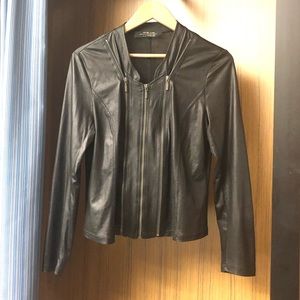 Vegan Leather Lightweight Jacket